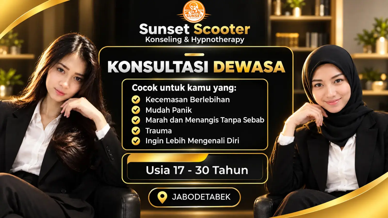 sunset scooter hypnotherapy